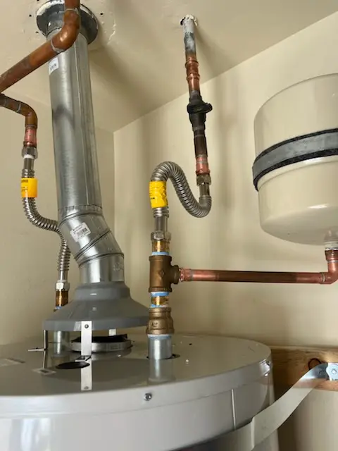 Water heater installation and plumbing repair in Huntley